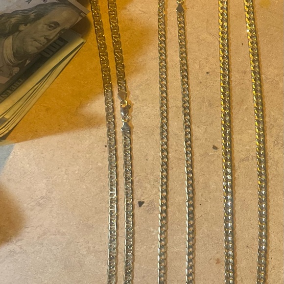Gold Chain Necklace Set - Picture 1 of 5